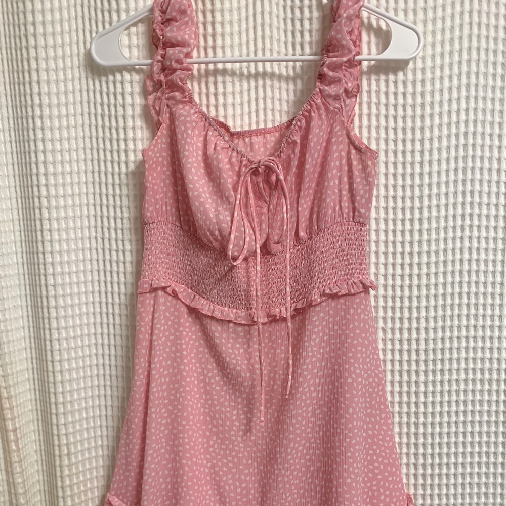 light pink dress